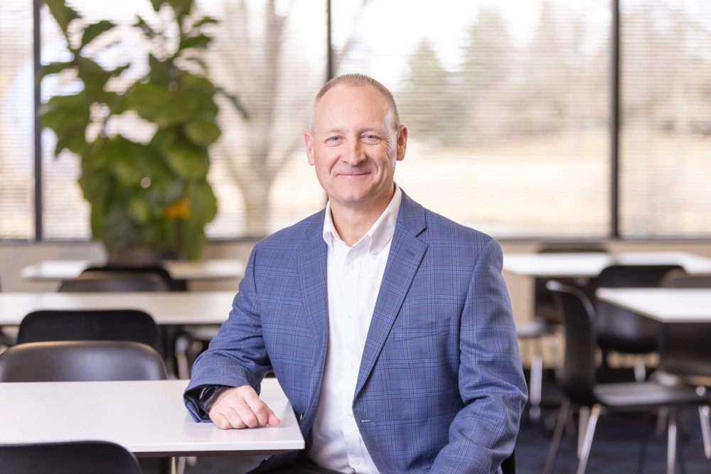 portrait of a smiling person in business attire